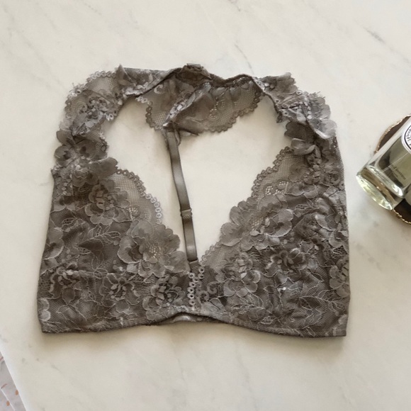 1 LEFT /// MERCI BRALETTE IN TAUPE - Picture 2 of 3